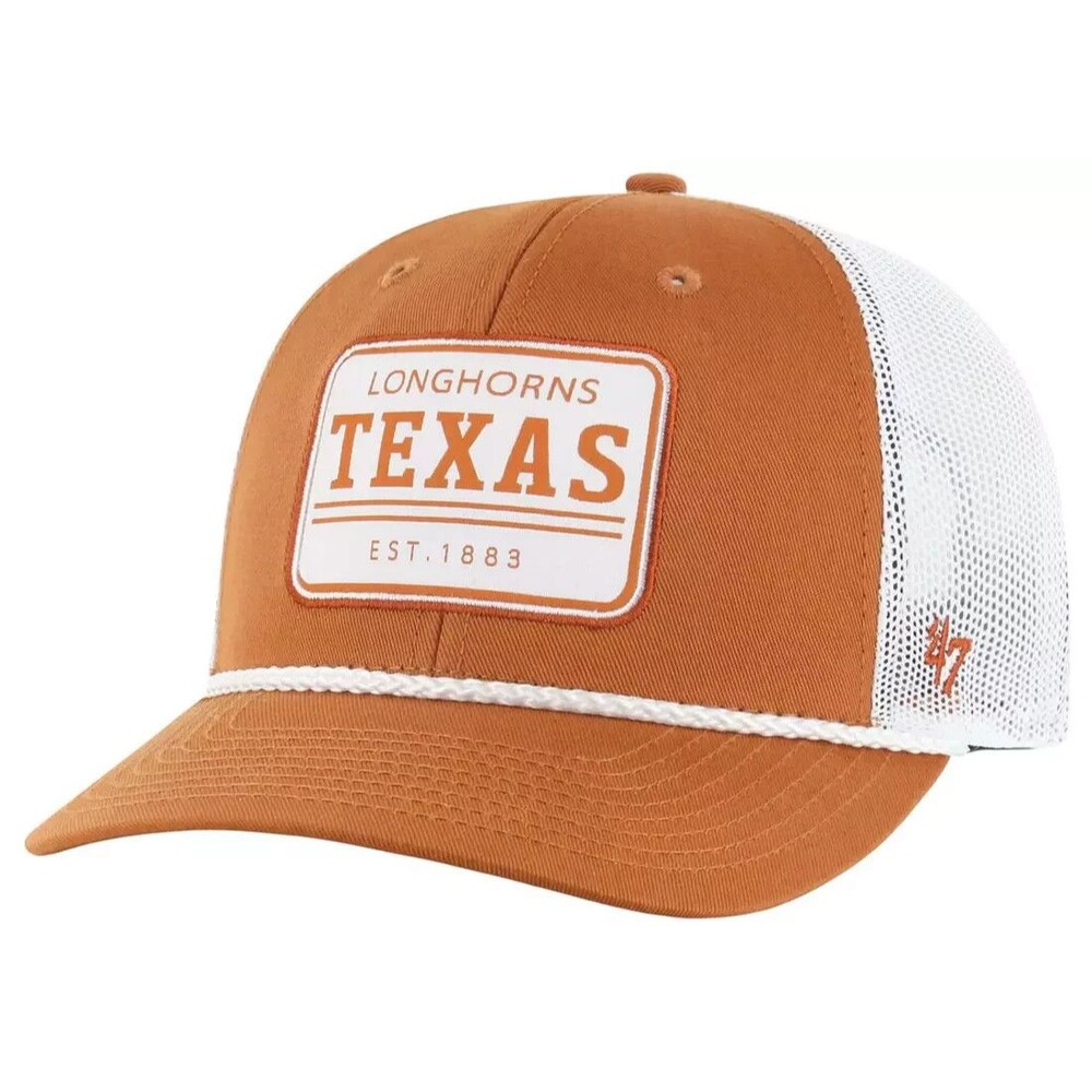 '47 Texas Longhorns Ellington Rope Trucker Hat - Burnt Orange
